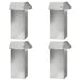 Slakkenhekken 12 st 100 x 3,5 x 25 cm Gegalvaniseerd staal