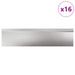 Slakkenhekken 20 st 100 x 3,5 x 25 cm Roestvrij staal Zilver