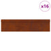 Slakkenhekken 20 st 100 x 3,5 x 25 cm weervast staal Roestig