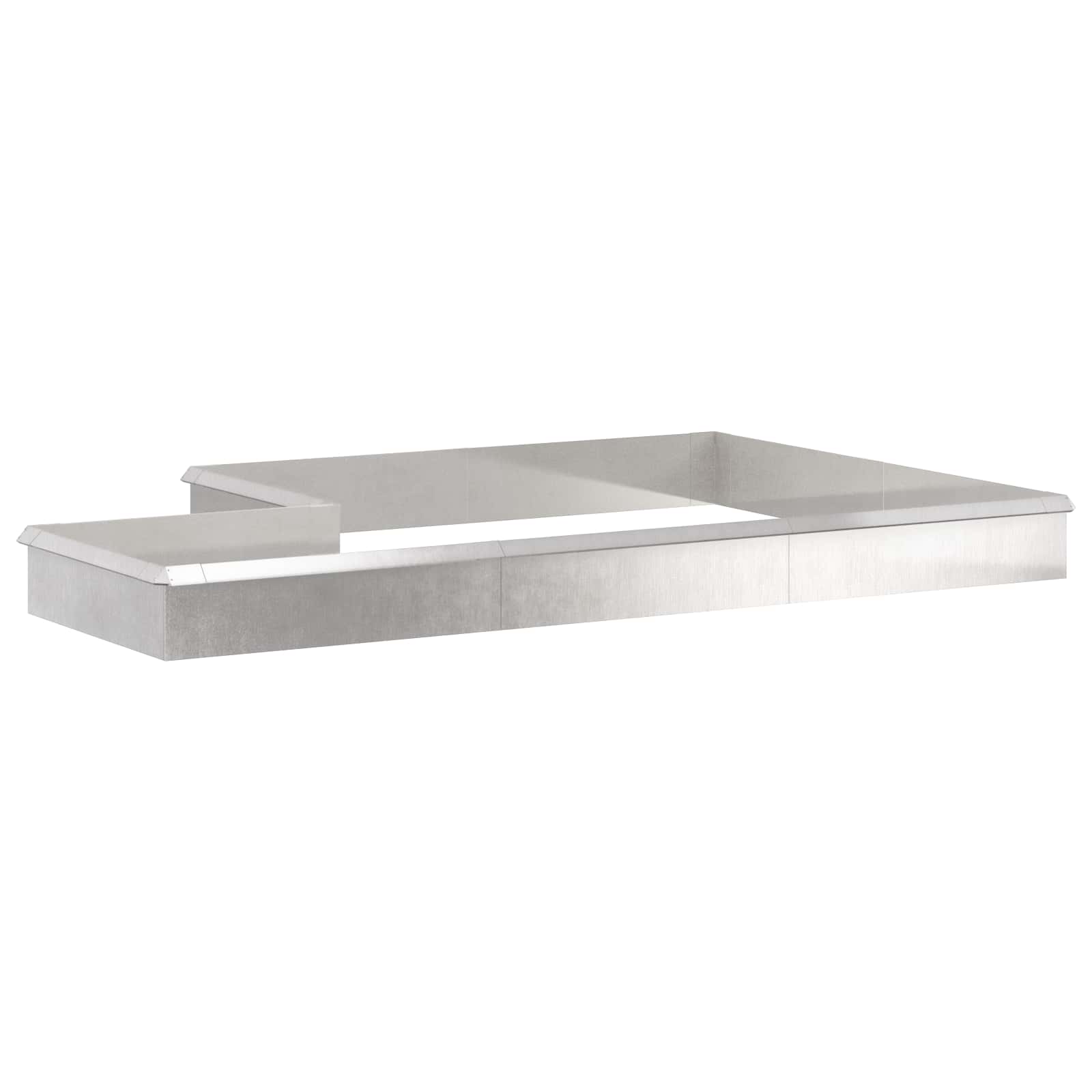 Slakkenhekken 16 st 100 x 3,5 x 25 cm Roestvrij staal Zilver