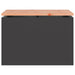 Tuinbank Zwart 60 x 40 x 43 cm Massief douglas hout en staal