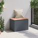 Tuinbank 1-Aantal zitplaatsen 60 x 40 x 43 cm Staal Antraciet