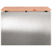 Tuinbank Zilver 60 x 40 x 43 cm Roestvrij staal
