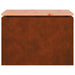 Tuinbank 1 -Seater 60 x 40 x 43 cm Roestig Rechthoekig