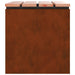 Tuinbank 1 -Seater 60 x 40 x 43 cm Roestig Rechthoekig