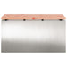 Tuinbank Zilver 80 x 40 x 43 cm Roestvrij staal