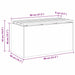 Tuinbank Zilver 80 x 40 x 43 cm Roestvrij staal