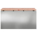Tuinbank Zilver 80 x 40 x 43 cm Gegalvaniseerd staal