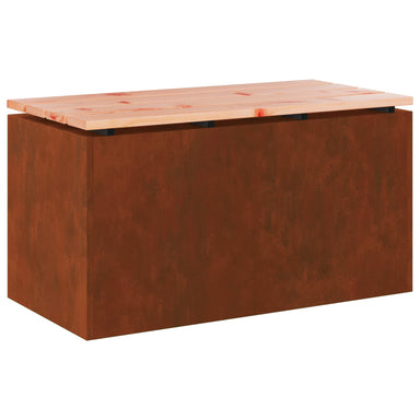 Tuinbank 2 -Seater 80 x 40 x 43 cm Roestig Rechthoekig