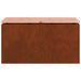 Tuinbank 2 -Seater 80 x 40 x 43 cm Roestig Rechthoekig
