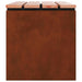 Tuinbank 2 -Seater 80 x 40 x 43 cm Roestig Rechthoekig