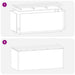 Tuinbank Antraciet 100 x 40 x 43 cm Staal