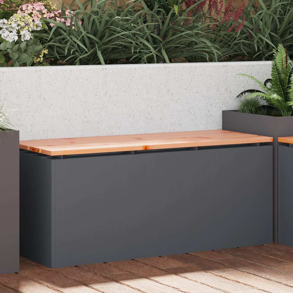 Tuinbank Antraciet 100 x 40 x 43 cm Staal