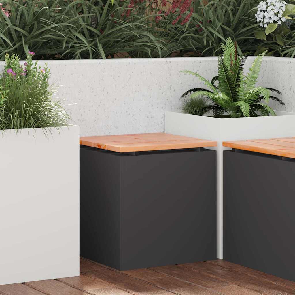 Tuinbank Zwart 40 x 40 x 43 cm Staal
