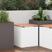 Tuinbank Wit 40 x 40 x 43 cm Staal