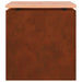 Tuinbank 1 -Seater 40 x 40 x 43 cm Roestig Vierkant