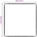 Tapijt Loper Antraciet 100 x 100 cm 100% Polypropyleen