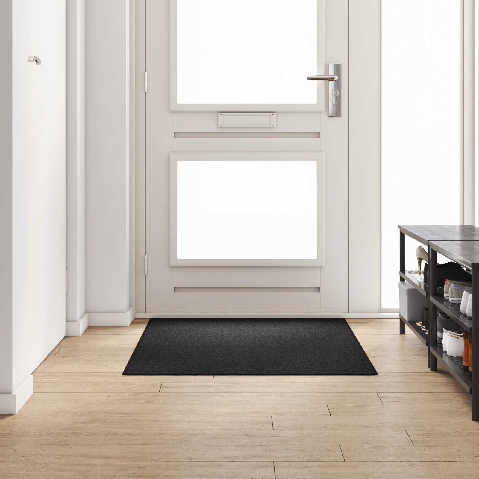 Tapijt Loper Antraciet 100 x 150 cm 100% Polypropyleen