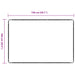 Tapijt Loper Antraciet 100 x 150 cm 100% Polypropyleen