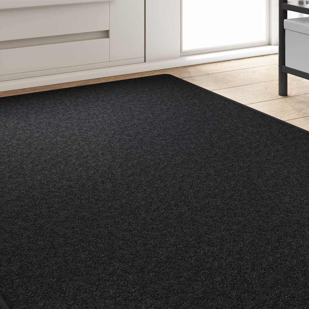 Tapijt Loper Antraciet 100 x 250 cm 100% Polypropyleen