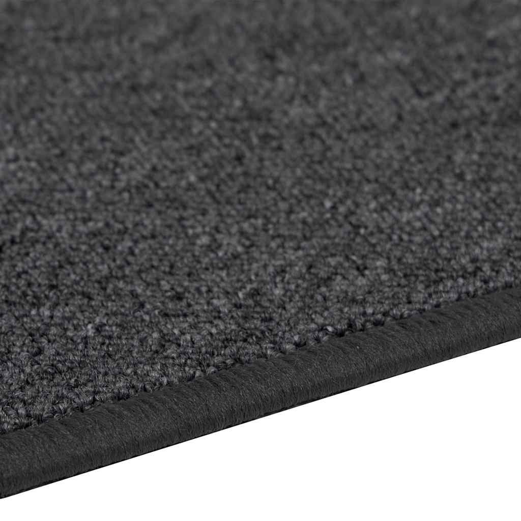 Tapijt Loper Donkergrijs 80 x 500 cm 100% Polypropyleen