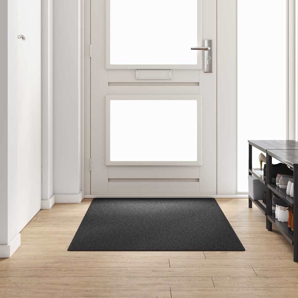 Tapijt Loper Donkergrijs 100 x 200 cm 100% Polypropyleen