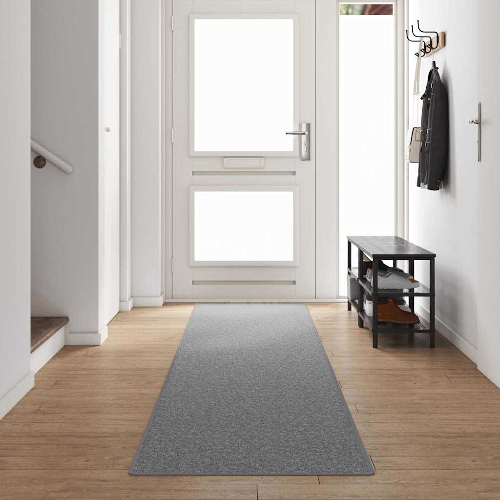 Tapijt Loper Lichtgrijs 80 x 500 cm 100% Polypropyleen