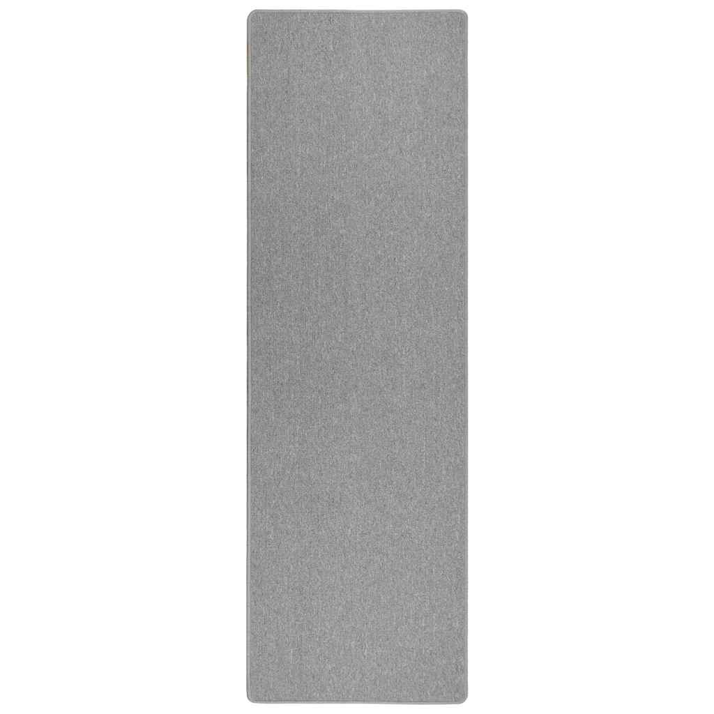Tapijt Loper Lichtgrijs 80 x 500 cm 100% Polypropyleen