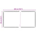 Tapijt Loper Zwart 80 x 300 cm 100% Polypropylene Tuft