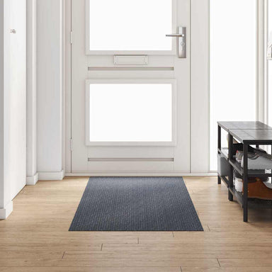 Tapijt Loper Grijs 80 x 250 cm Stof