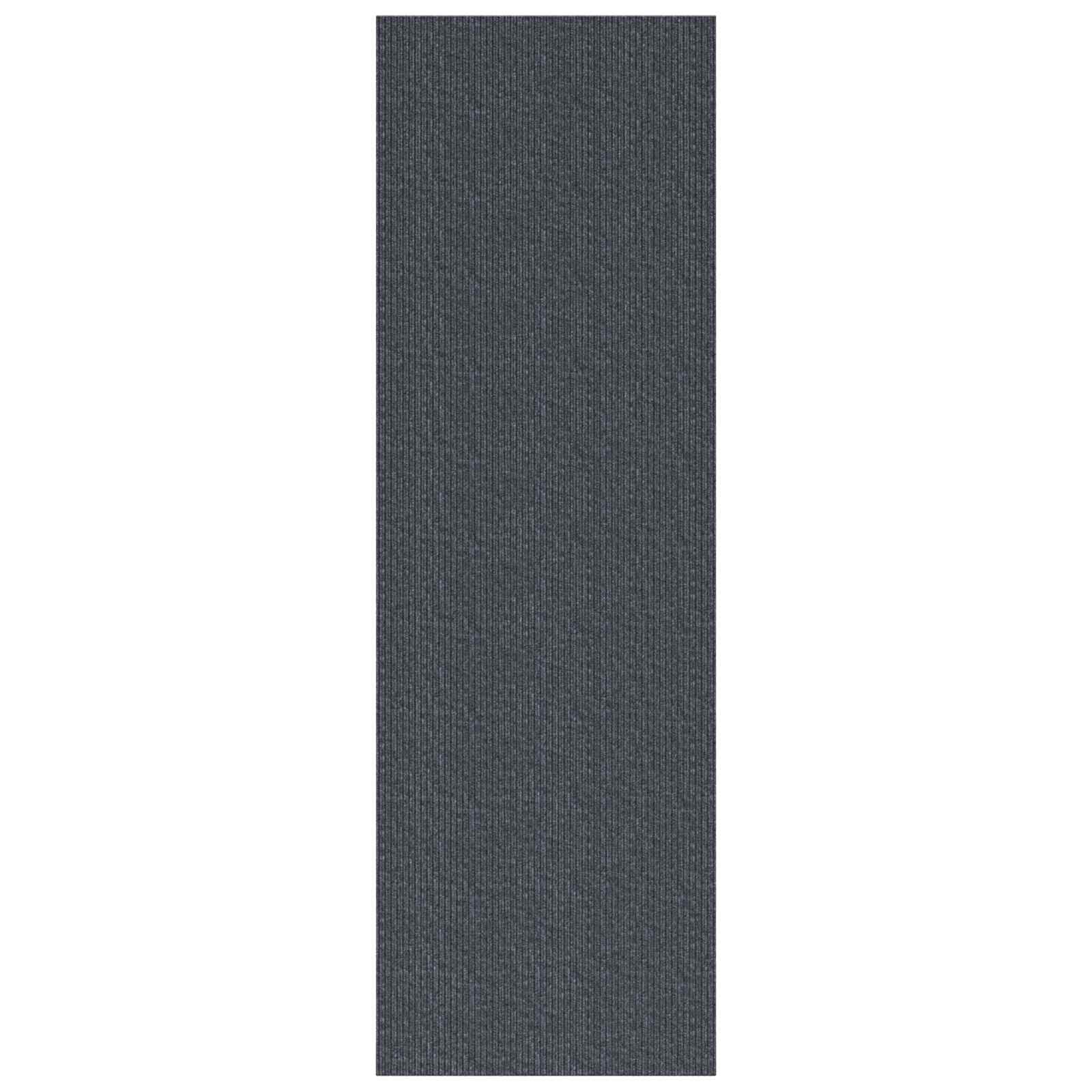 Tapijt Loper Grijs 80 x 300 cm Stof