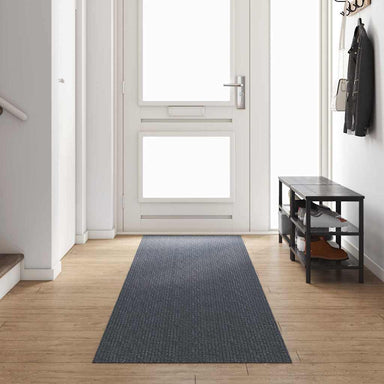 Tapijt Loper Grijs 80 x 400 cm Stof