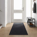 Tapijt Loper Antraciet 80 x 400 cm Stof