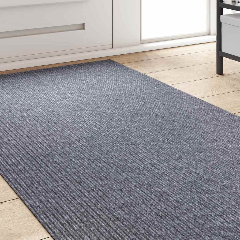 Tapijt Loper Lichtgrijs 80 x 300 cm Stof