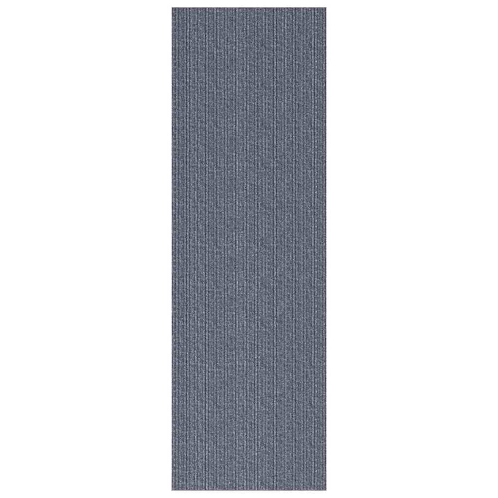 Tapijt Loper Lichtgrijs 80 x 400 cm Stof