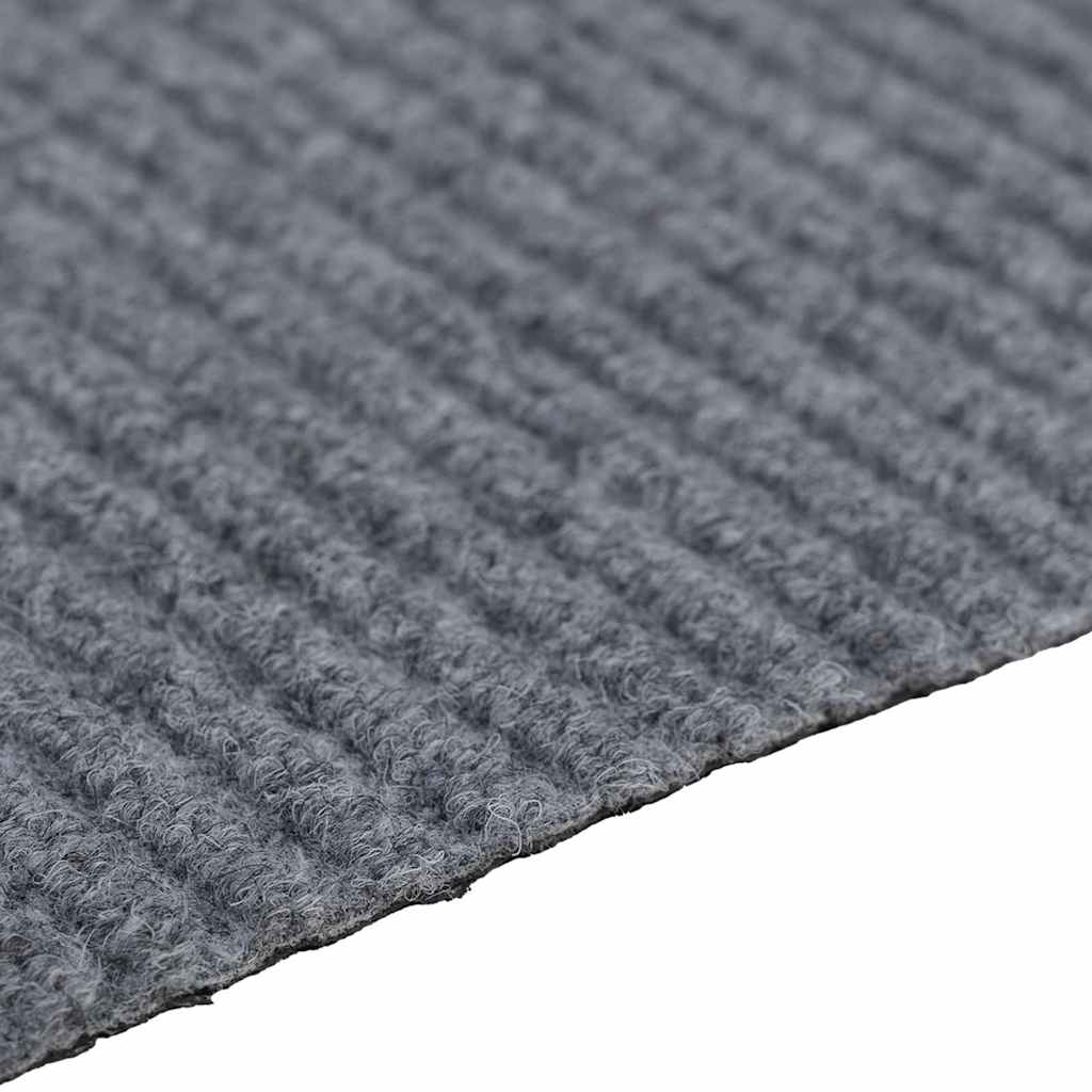 Tapijt Loper Lichtgrijs 100 x 100 cm Stof