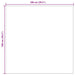 Tapijt Loper Lichtgrijs 100 x 100 cm Stof