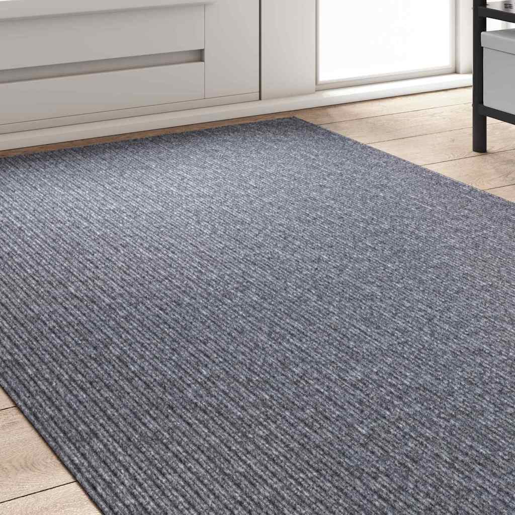 Tapijt Loper Lichtgrijs 100 x 300 cm Stof