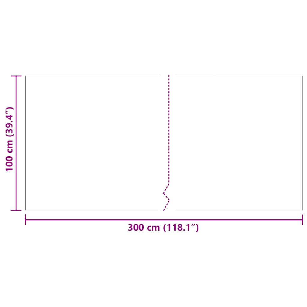 Tapijt Loper Lichtgrijs 100 x 300 cm Stof