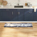 Keuken Vloerkleed Grijs 150 x 45 cm Fluweel