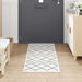 Keuken Vloerkleed Wit 180 x 60 cm Fluweel