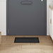 Deurmat Antraciet 60 x 40 x 1.2 cm Teddy Stof