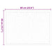 Deurmat Antraciet 60 x 40 x 1.2 cm Teddy Stof