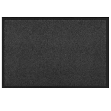 Deurmat Antraciet 60 x 40 x 1.2 cm Teddy Stof