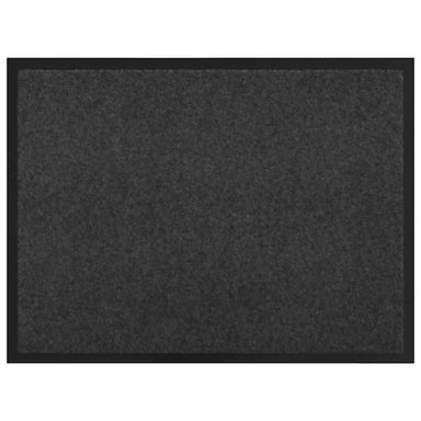 Deurmat Antraciet 60 x 40 x 1.2 cm Teddy Stof