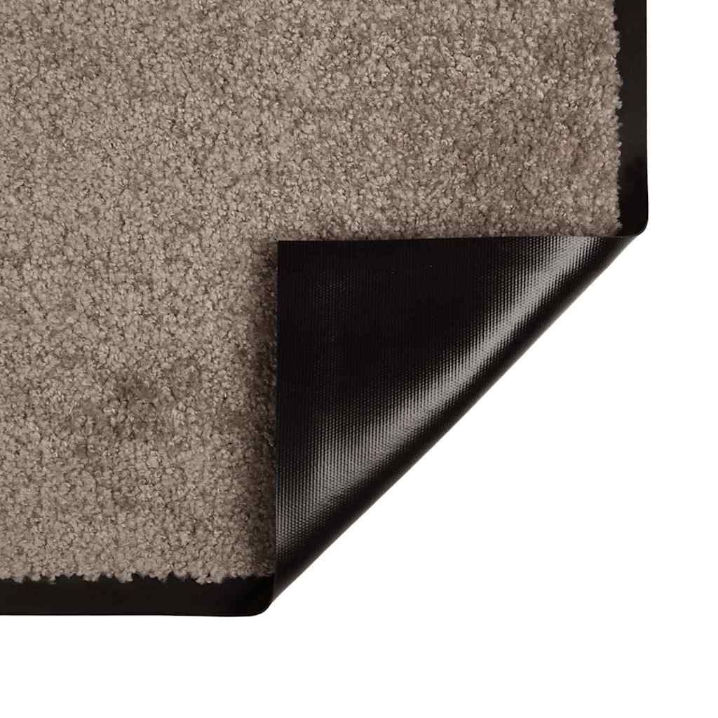 Deurmat Beige 60 x 40 x 1.2 cm Teddy Stof