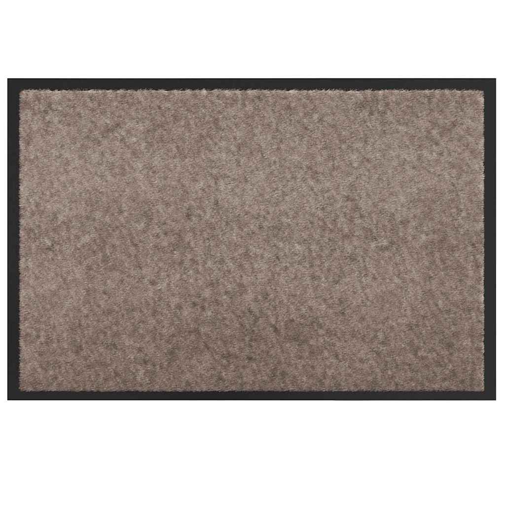 Deurmat Beige 60 x 40 x 1.2 cm Teddy Stof