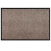 Deurmat Beige 60 x 40 x 1.2 cm Teddy Stof