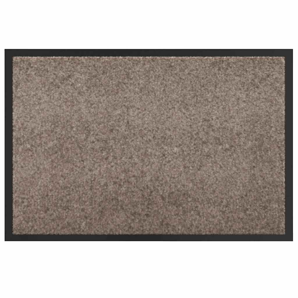 Deurmat Beige 60 x 40 x 1.2 cm Teddy Stof