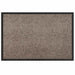 Deurmat Beige 60 x 40 x 1.2 cm Teddy Stof